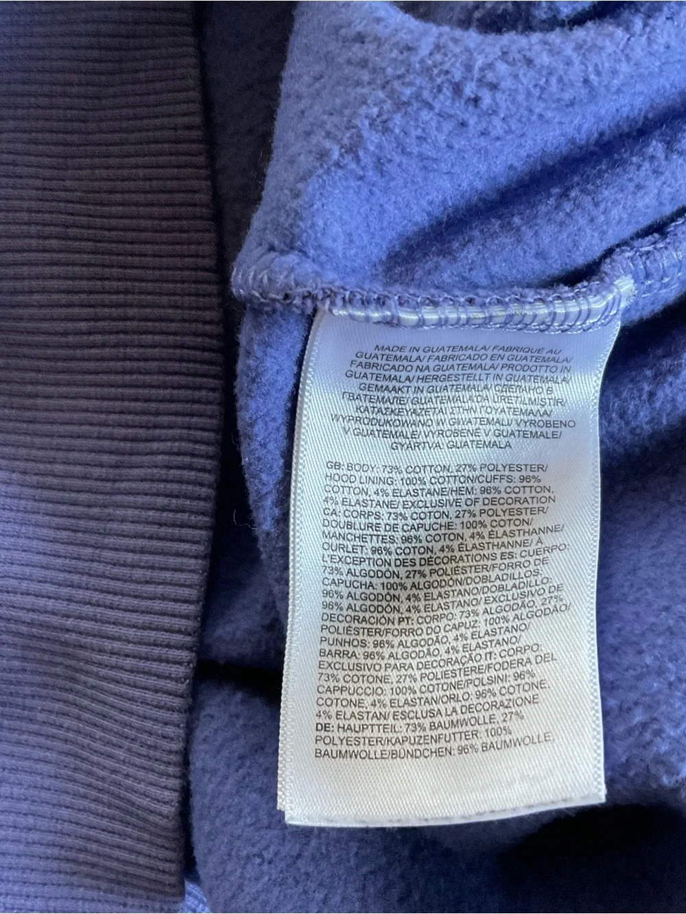 Mens North Face Pullover Hoodie Sweatshirt, purple, size Medium, EUC